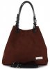 Kožené kabelka shopper bag Vittoria Gotti hnědá V90047CH